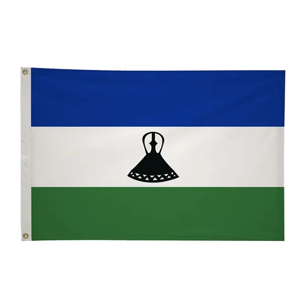 2' x 3' international flag with snow-white header and brass grommets.... from ASI 87188 Showdown Displays
