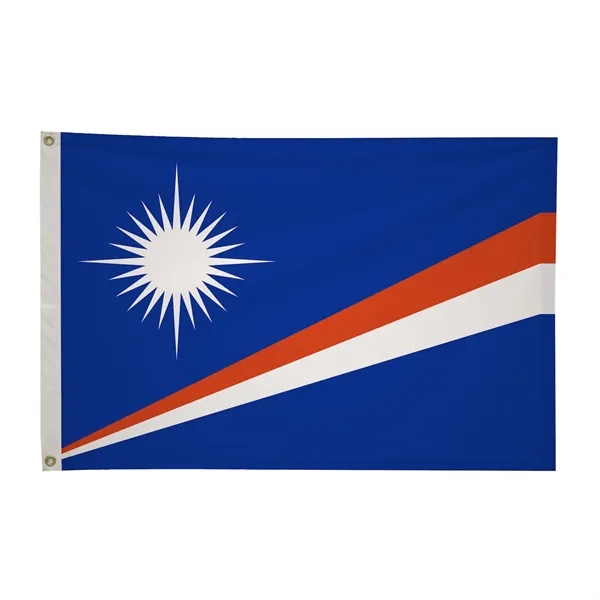 2' x 3' international flag with snow-white header and brass grommets.... from ASI 87188 Showdown Displays