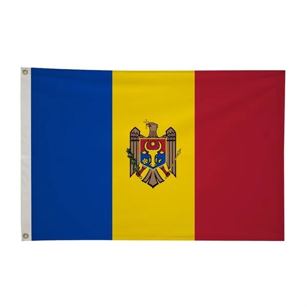 2' x 3' international flag with snow-white header and brass grommets.... from ASI 87188 Showdown Displays