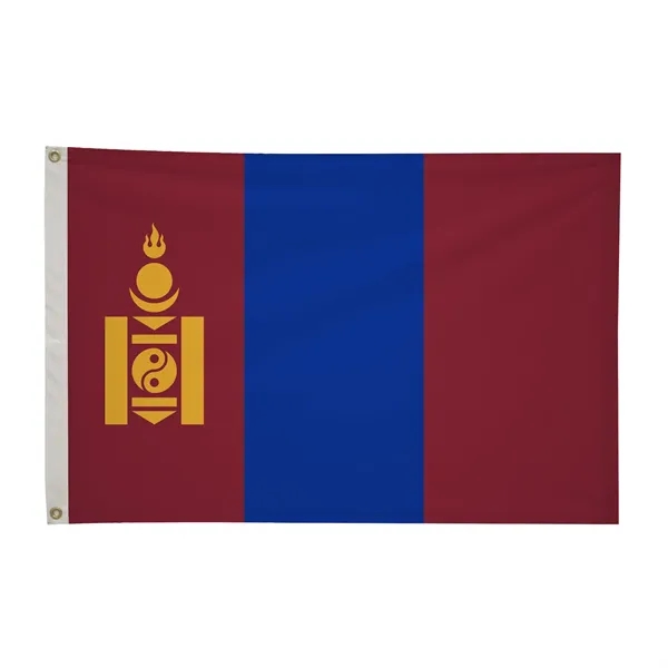 2' x 3' international flag with snow-white header and brass grommets.... from ASI 87188 Showdown Displays