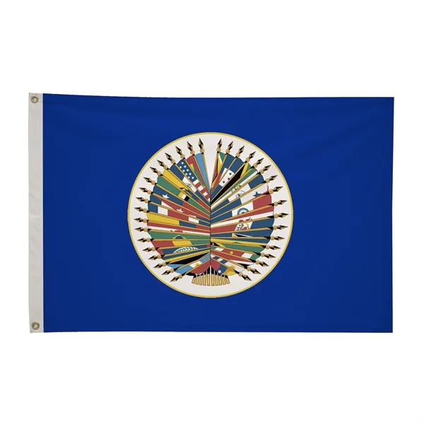 2' x 3' international flag with snow-white header and brass grommets.... from ASI 87188 Showdown Displays