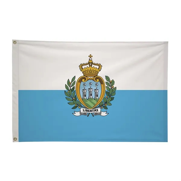 2' x 3' international flag with snow-white header and brass grommets.... from ASI 87188 Showdown Displays