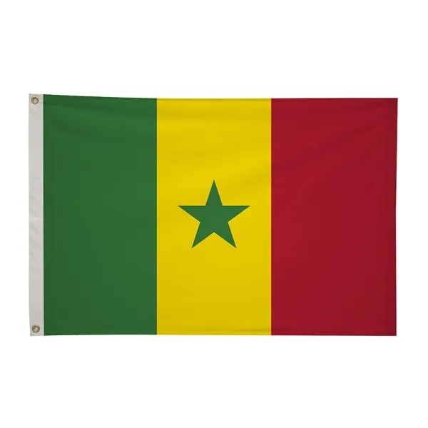 2' x 3' international flag with snow-white header and brass grommets.... from ASI 87188 Showdown Displays