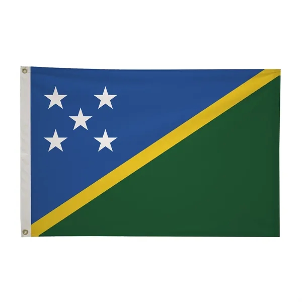 2' x 3' international flag with snow-white header and brass grommets.... from ASI 87188 Showdown Displays