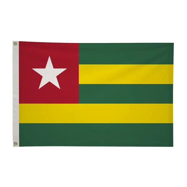 2' x 3' international flag with snow-white header and brass grommets.... from ASI 87188 Showdown Displays