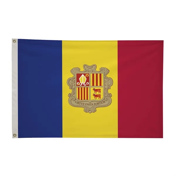 2' x 3' international flag with snow-white header and brass grommets.... from ASI 87188 Showdown Displays