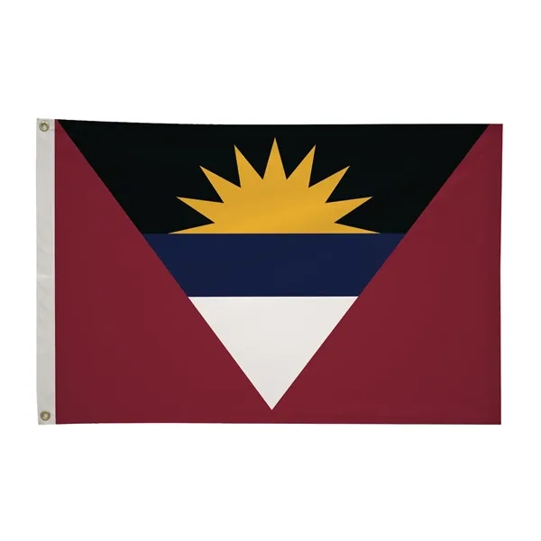 2' x 3' international flag with snow-white header and brass grommets.... from ASI 87188 Showdown Displays