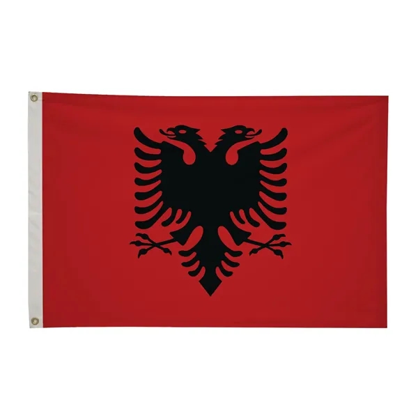 2' x 3' international flag with snow-white header and brass grommets.... from ASI 87188 Showdown Displays