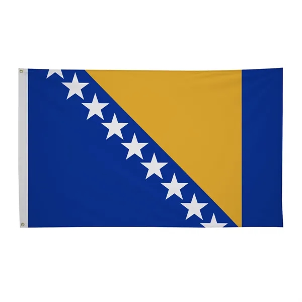 3' x 5' international flag with snow-white header and brass grommets.... from ASI 87188 Showdown Displays