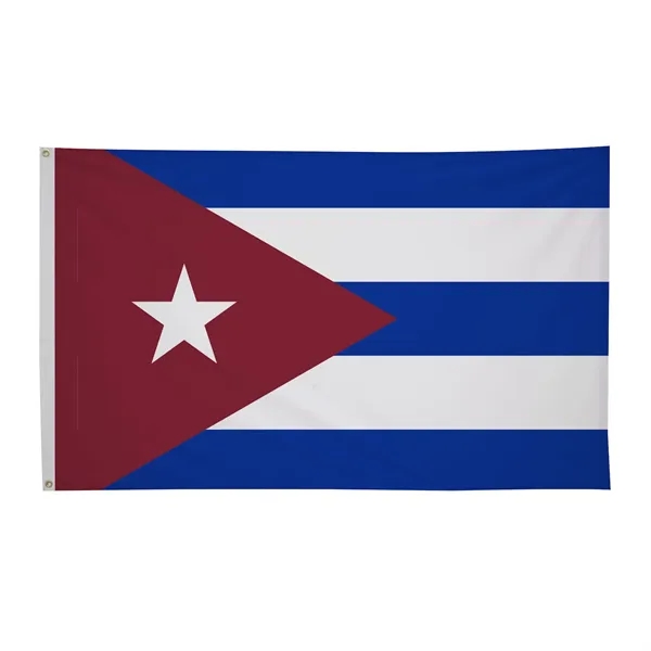 3' x 5' international flag with snow-white header and brass grommets.... from ASI 87188 Showdown Displays