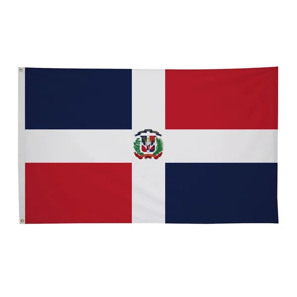 3' x 5' international flag with snow-white header and brass grommets.... from ASI 87188 Showdown Displays