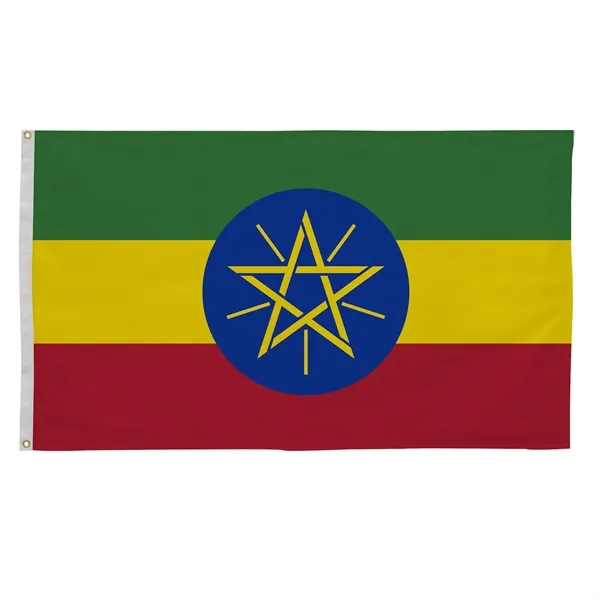 3' x 5' international flag with snow-white header and brass grommets.... from ASI 87188 Showdown Displays