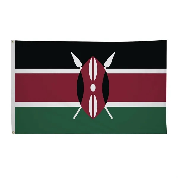 3' x 5' international flag with snow-white header and brass grommets.... from ASI 87188 Showdown Displays