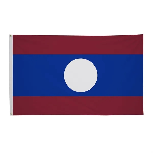 3' x 5' international flag with snow-white header and brass grommets.... from ASI 87188 Showdown Displays