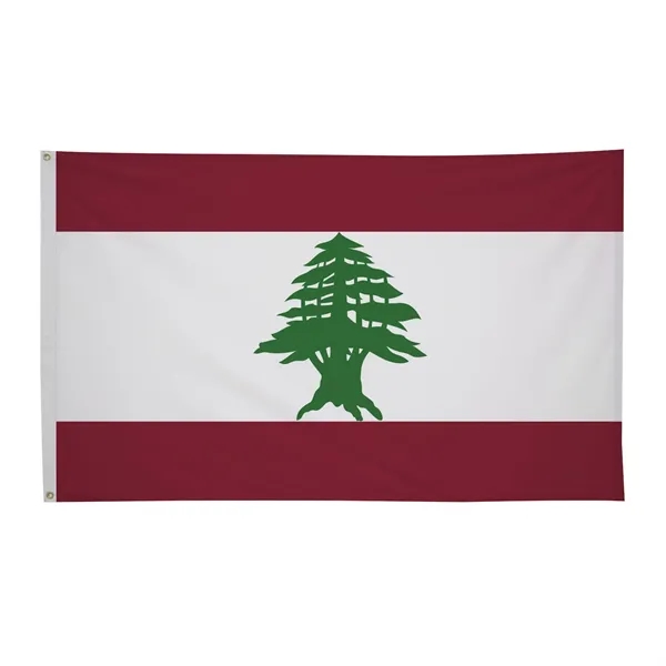 3' x 5' international flag with snow-white header and brass grommets.... from ASI 87188 Showdown Displays