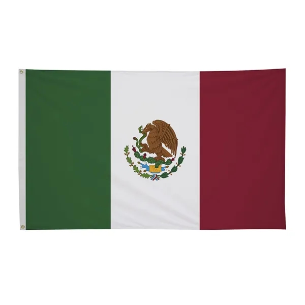 3' x 5' international flag with snow-white header and brass grommets.... from ASI 87188 Showdown Displays