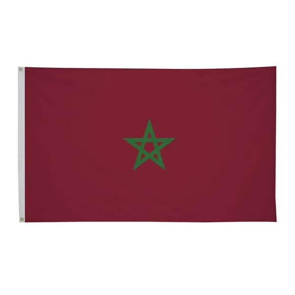 3' x 5' international flag with snow-white header and brass grommets.... from ASI 87188 Showdown Displays