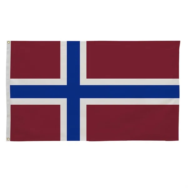 3' x 5' international flag with snow-white header and brass grommets.... from ASI 87188 Showdown Displays