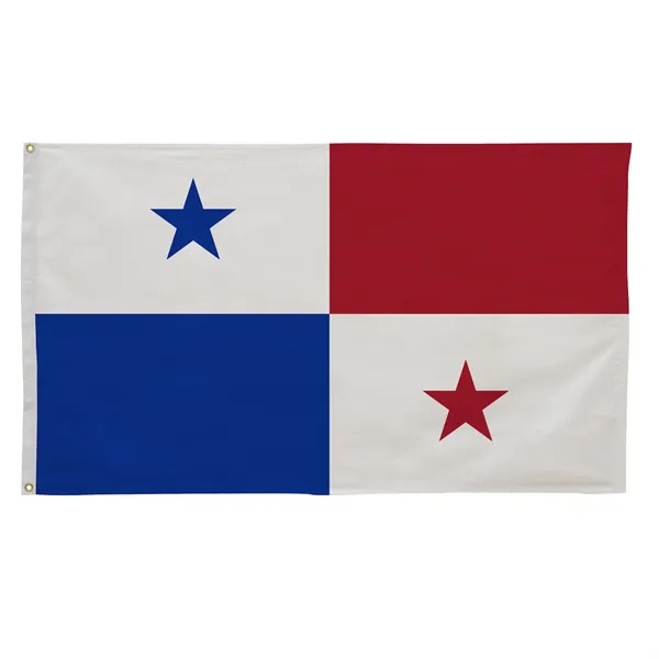 3' x 5' international flag with snow-white header and brass grommets.... from ASI 87188 Showdown Displays