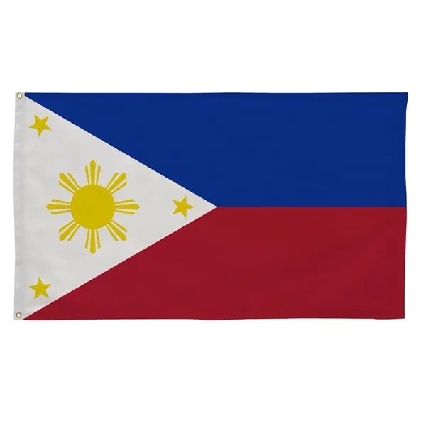 3' x 5' international flag with snow-white header and brass grommets.... from ASI 87188 Showdown Displays