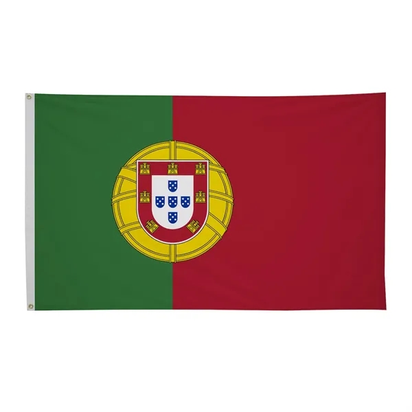 3' x 5' international flag with snow-white header and brass grommets.... from ASI 87188 Showdown Displays