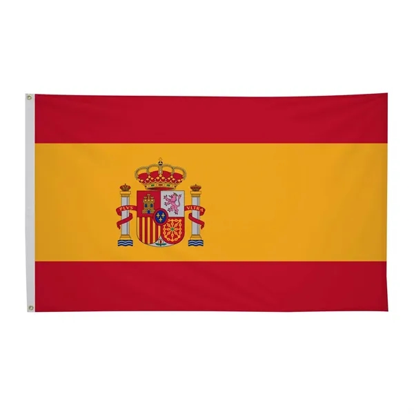 3' x 5' international flag with snow-white header and brass grommets.... from ASI 87188 Showdown Displays