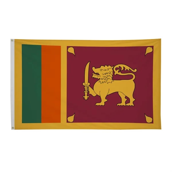 3' x 5' international flag with snow-white header and brass grommets.... from ASI 87188 Showdown Displays