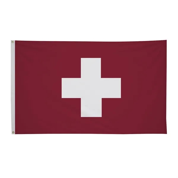 3' x 5' international flag with snow-white header and brass grommets.... from ASI 87188 Showdown Displays