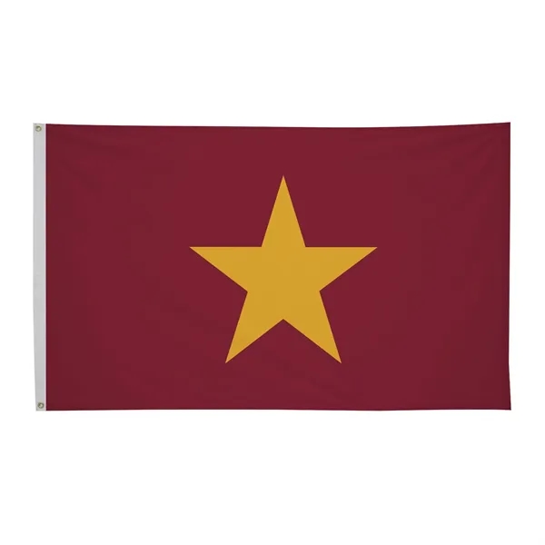 3' x 5' international flag with snow-white header and brass grommets.... from ASI 87188 Showdown Displays