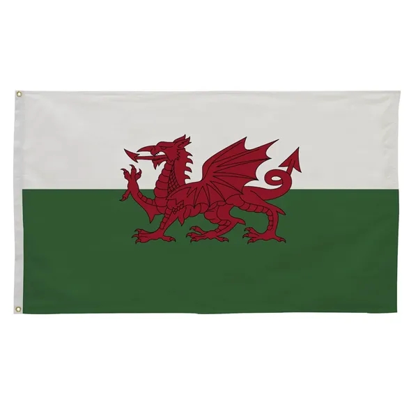 3' x 5' international flag with snow-white header and brass grommets.... from ASI 87188 Showdown Displays