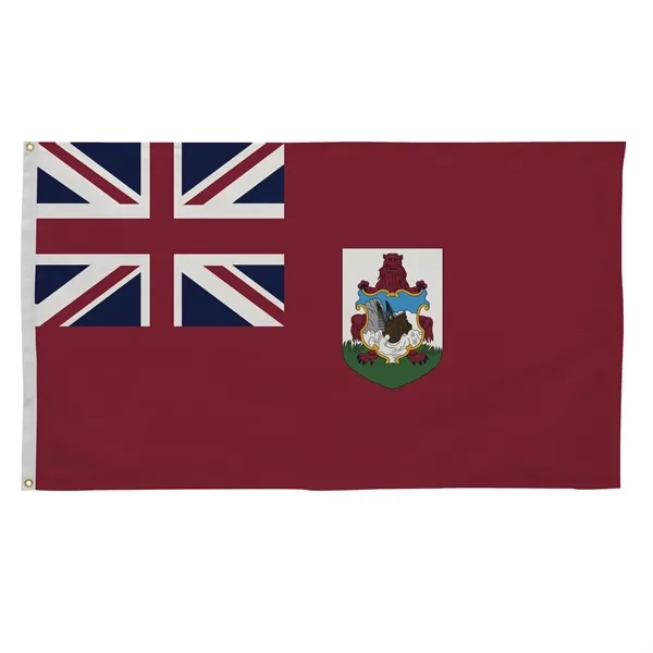 3' x 5' international flag with snow-white header and brass grommets.... from ASI 87188 Showdown Displays