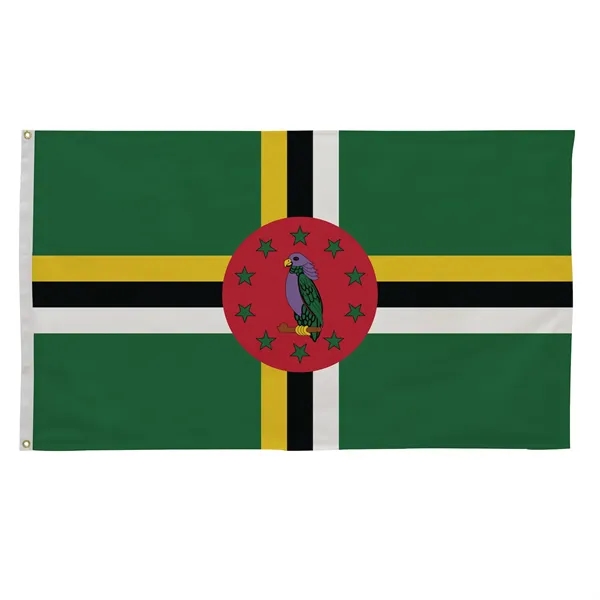 3' x 5' international flag with snow-white header and brass grommets.... from ASI 87188 Showdown Displays