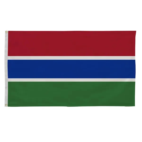 3' x 5' international flag with snow-white header and brass grommets.... from ASI 87188 Showdown Displays