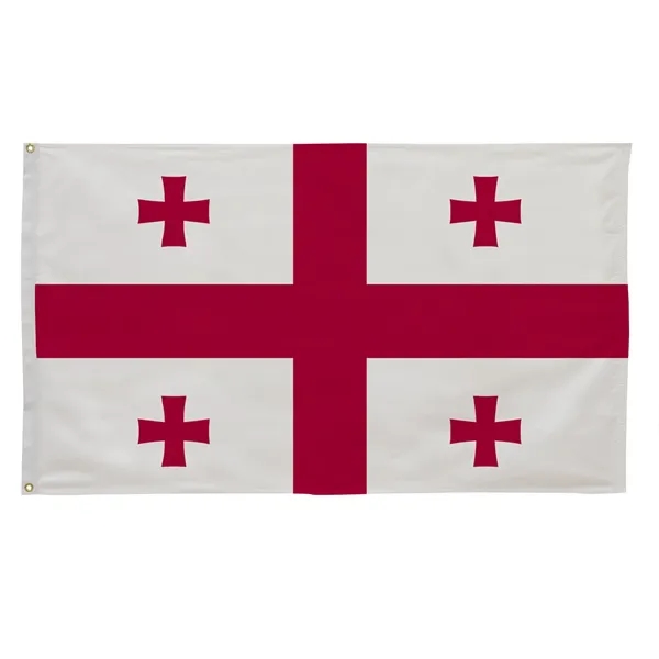 3' x 5' international flag with snow-white header and brass grommets.... from ASI 87188 Showdown Displays