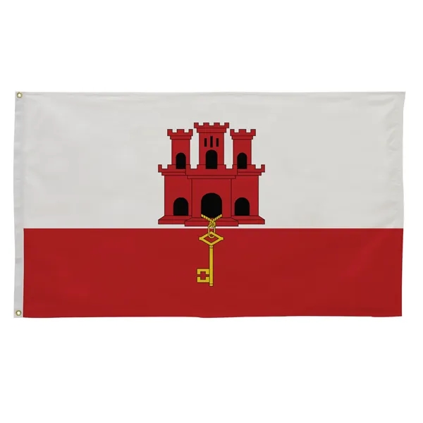 3' x 5' international flag with snow-white header and brass grommets.... from ASI 87188 Showdown Displays