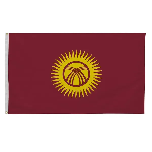 3' x 5' international flag with snow-white header and brass grommets.... from ASI 87188 Showdown Displays