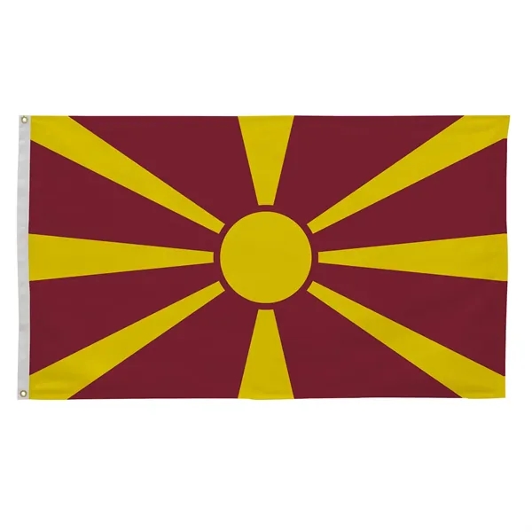 3' x 5' international flag with snow-white header and brass grommets.... from ASI 87188 Showdown Displays