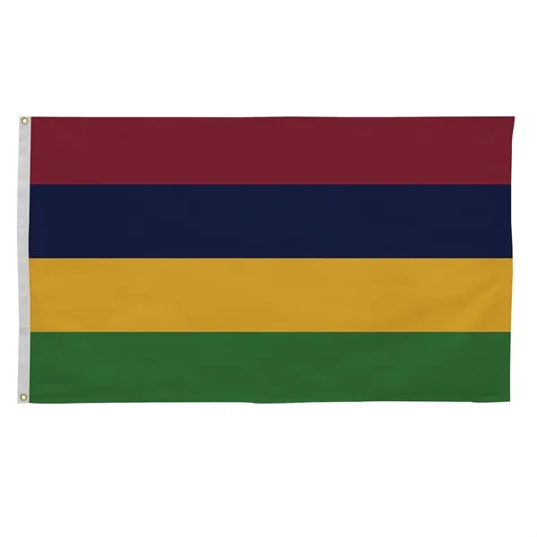 3' x 5' international flag with snow-white header and brass grommets.... from ASI 87188 Showdown Displays