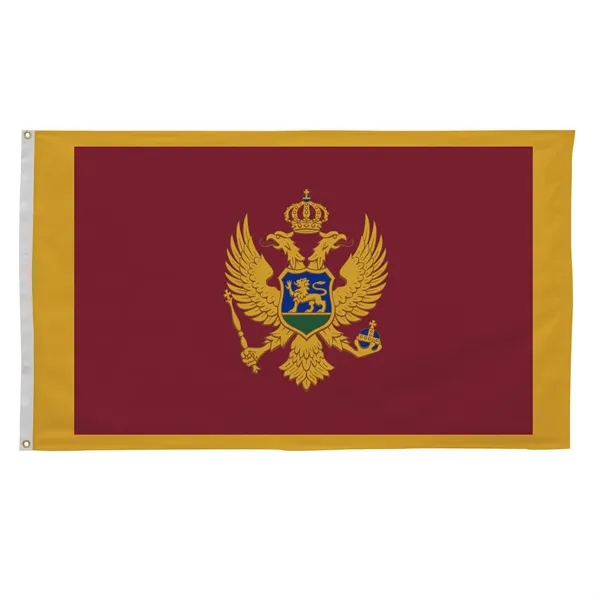 3' x 5' international flag with snow-white header and brass grommets.... from ASI 87188 Showdown Displays