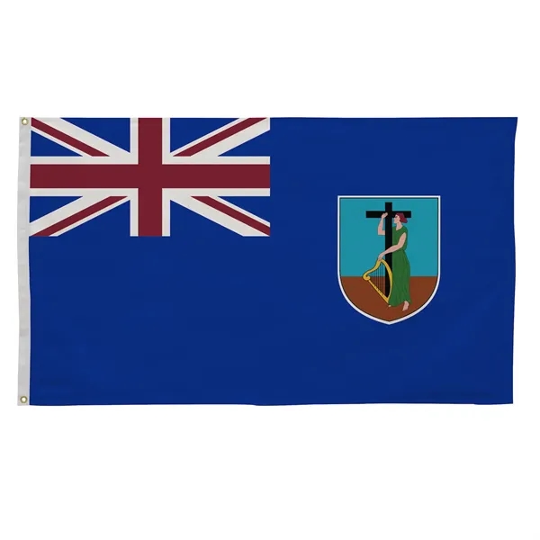 3' x 5' international flag with snow-white header and brass grommets.... from ASI 87188 Showdown Displays