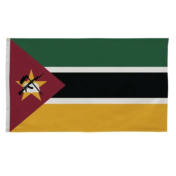 3' x 5' international flag with snow-white header and brass grommets.... from ASI 87188 Showdown Displays