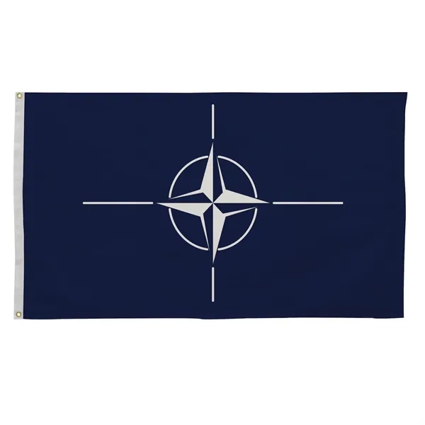 3' x 5' international flag with snow-white header and brass grommets.... from ASI 87188 Showdown Displays