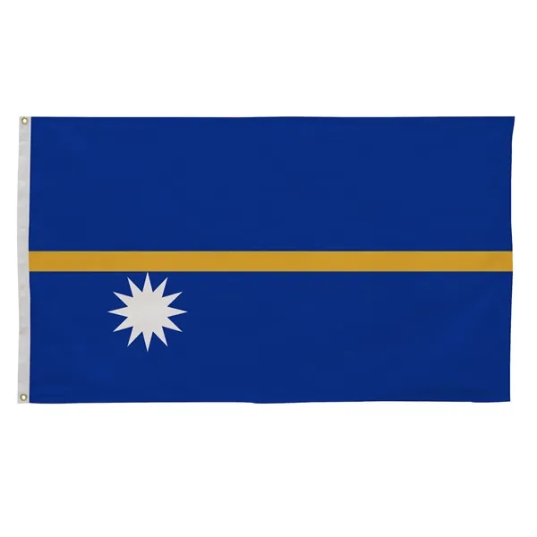 3' x 5' international flag with snow-white header and brass grommets.... from ASI 87188 Showdown Displays