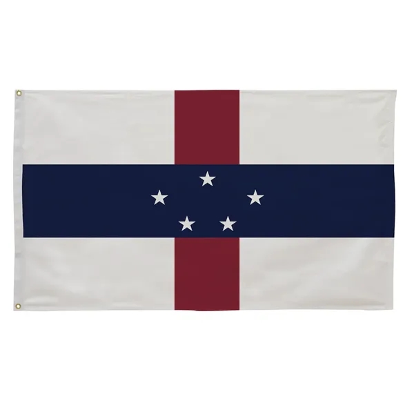 3' x 5' international flag with snow-white header and brass grommets.... from ASI 87188 Showdown Displays