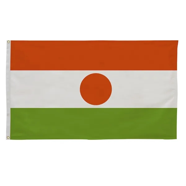 3' x 5' international flag with snow-white header and brass grommets.... from ASI 87188 Showdown Displays