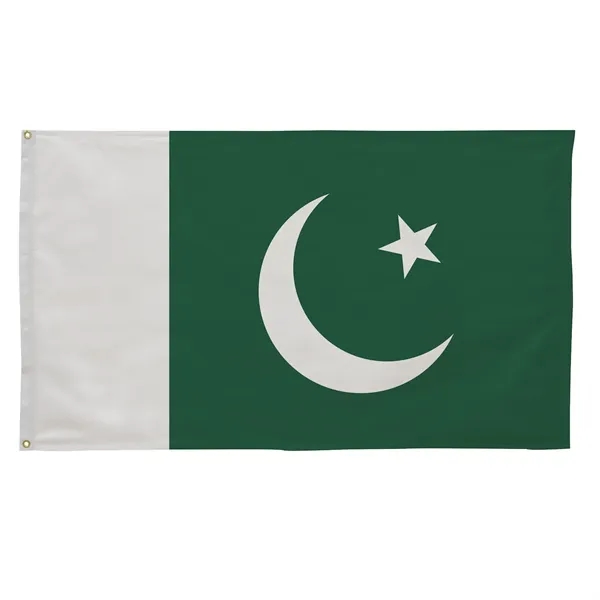 3' x 5' international flag with snow-white header and brass grommets.... from ASI 87188 Showdown Displays