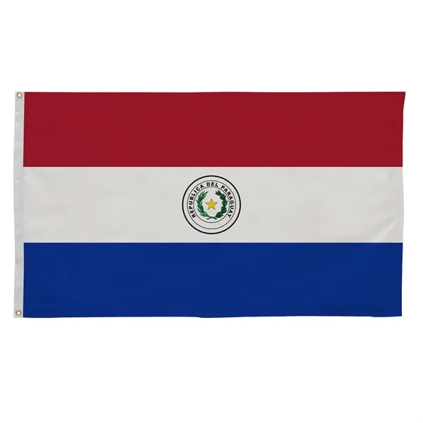 3' x 5' international flag with snow-white header and brass grommets.... from ASI 87188 Showdown Displays