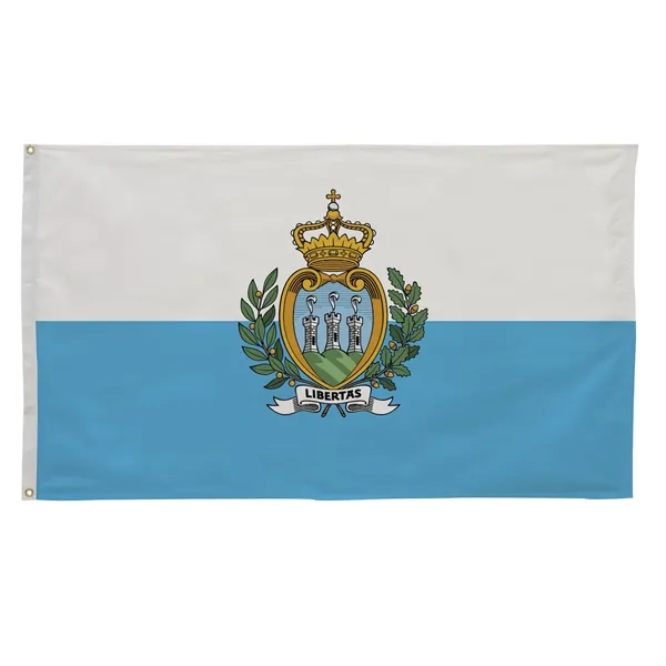 3' x 5' international flag with snow-white header and brass grommets.... from ASI 87188 Showdown Displays