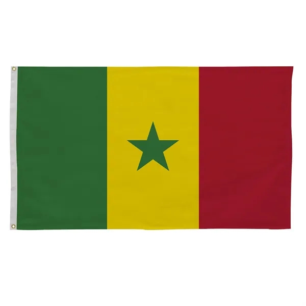 3' x 5' international flag with snow-white header and brass grommets.... from ASI 87188 Showdown Displays