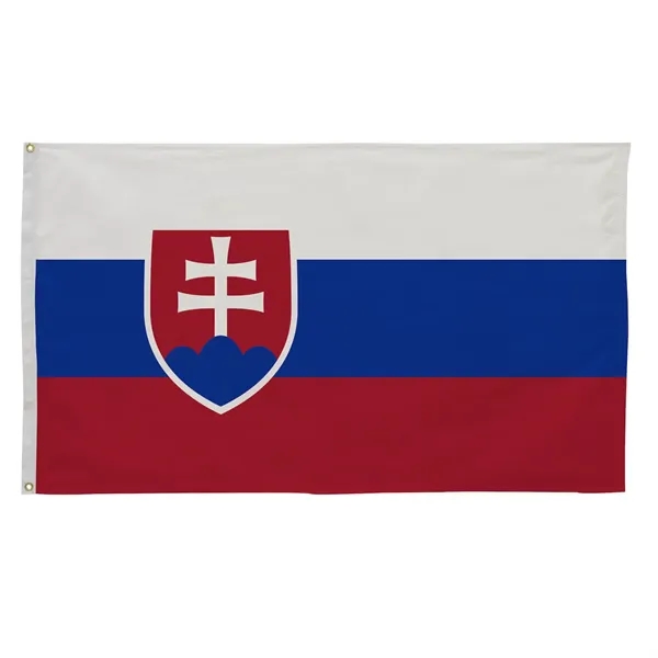 3' x 5' international flag with snow-white header and brass grommets.... from ASI 87188 Showdown Displays